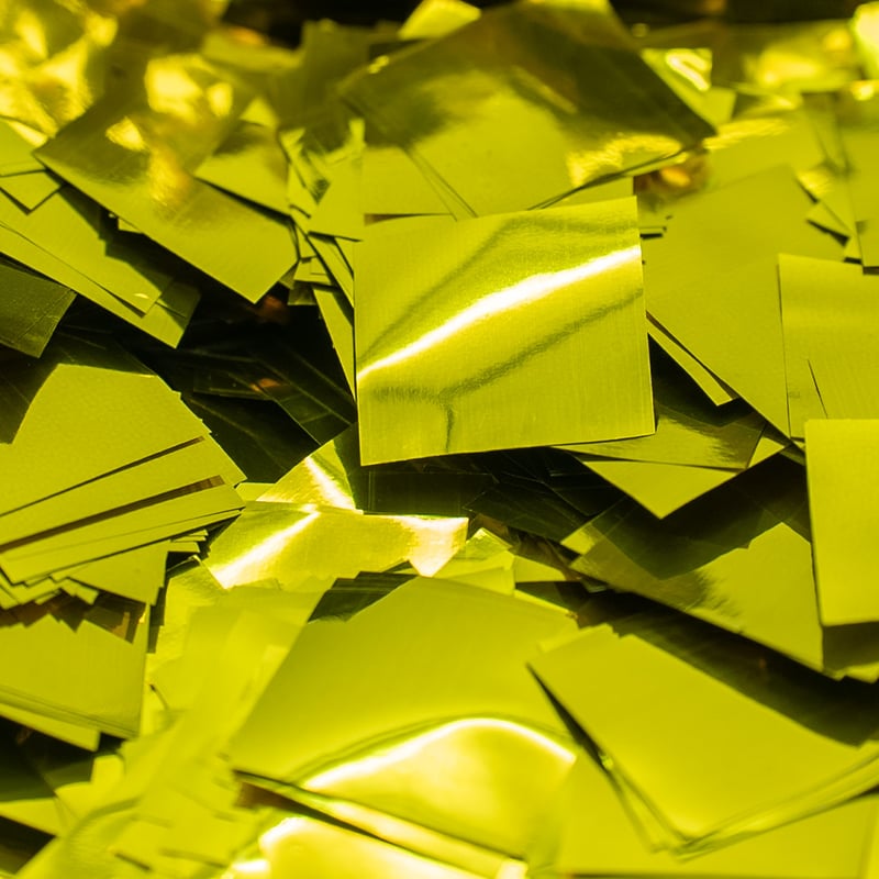 紙吹雪両面金 20×20ミリ 3キロ | Paper Go!