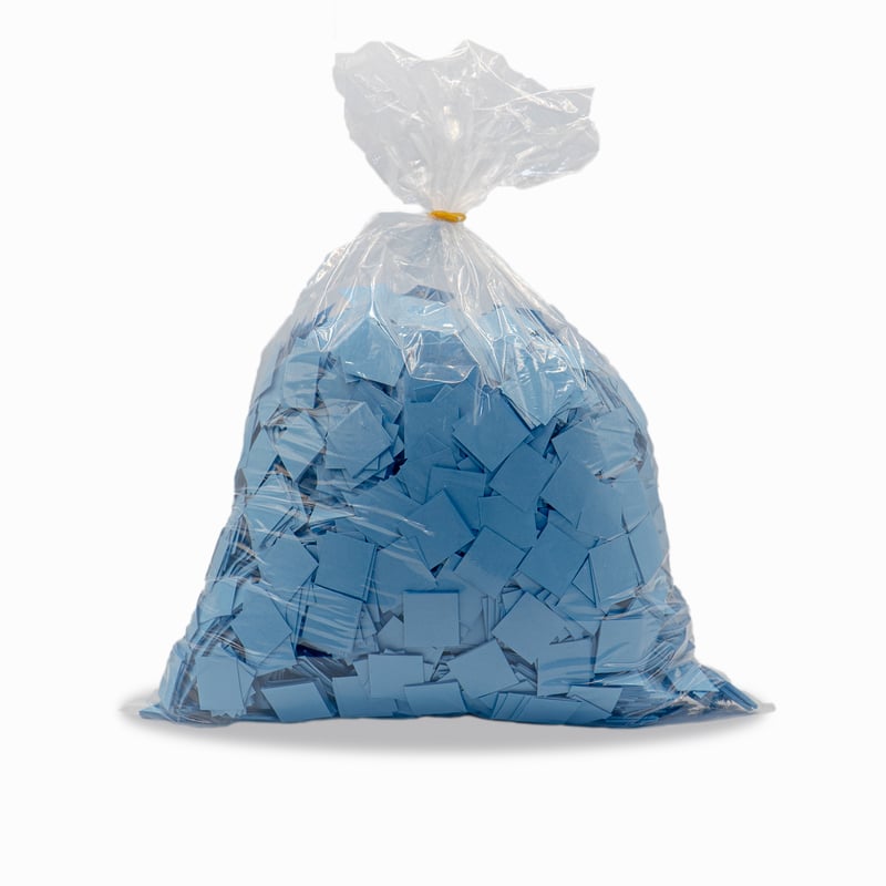 紙吹雪青20×20ミリ 3キロ | Paper Go!