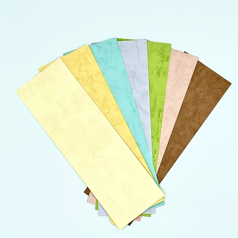 特種紙しおり7色 48×148ミリ 35枚入 | Paper Go!