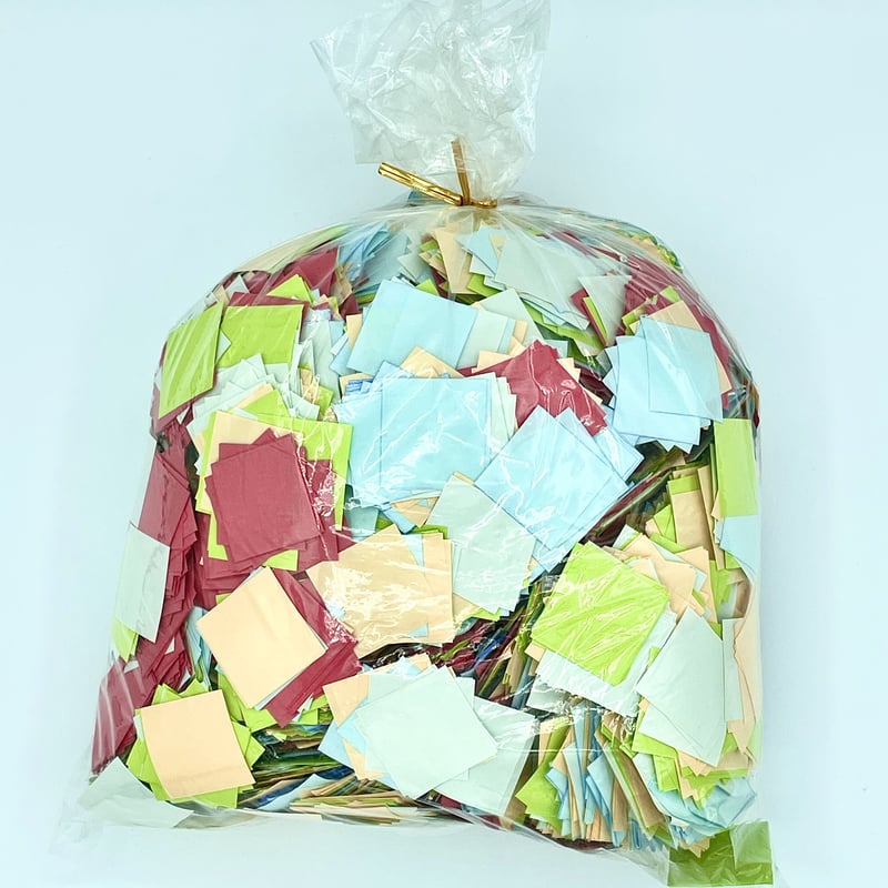 紙吹雪5色30×30ミリ 1キロ | Paper Go!