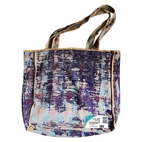 HAND MADE KANTHA QUILT REVERSIBLE BAG