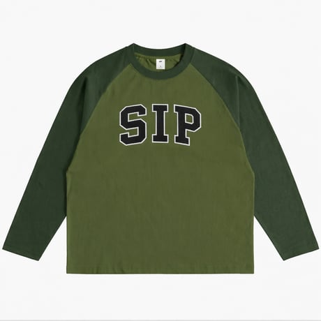 SIP Logo Classic Long Tee(GREEN)