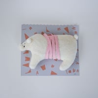 069 pochenigi　Shirokuma  ピンク紐