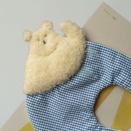 181 stanigi shirokuma ブルーチェック（kuisinbouクロス付き）