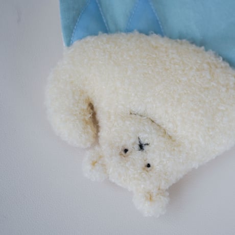 031 stanigi　shirokuma　水色×ホワイト