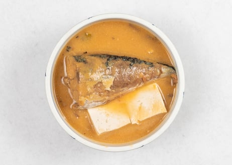 A【骨まで食べられる】さば味噌（カミ2切、シモ2切）