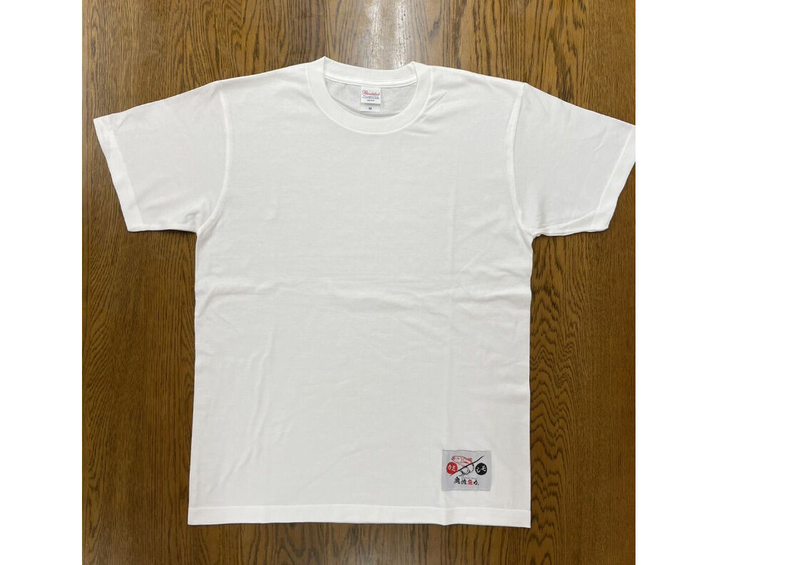 奥渋魚力Tシャツタグ付き ホワイト | 魚力のお取り寄せ