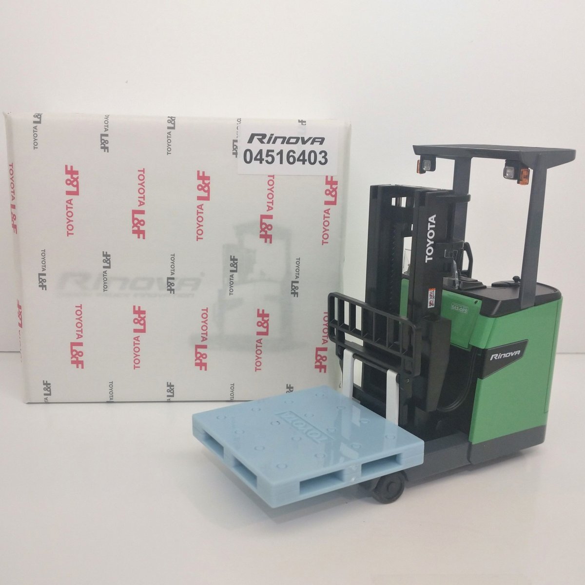 【非売品】TOYOTA L&F Rinova フォークリフト ミニカーミニチュア fit=scale-down,w=1200