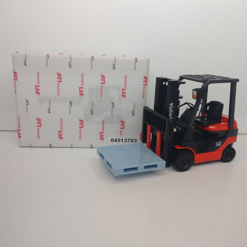 トヨタ フォークリフト ミニカー Ｌ＆Ｆ GENEO 1/23 非売品 ①トヨタL&F GENEO 1/23ミニカー ②ディーラー特注 京商
