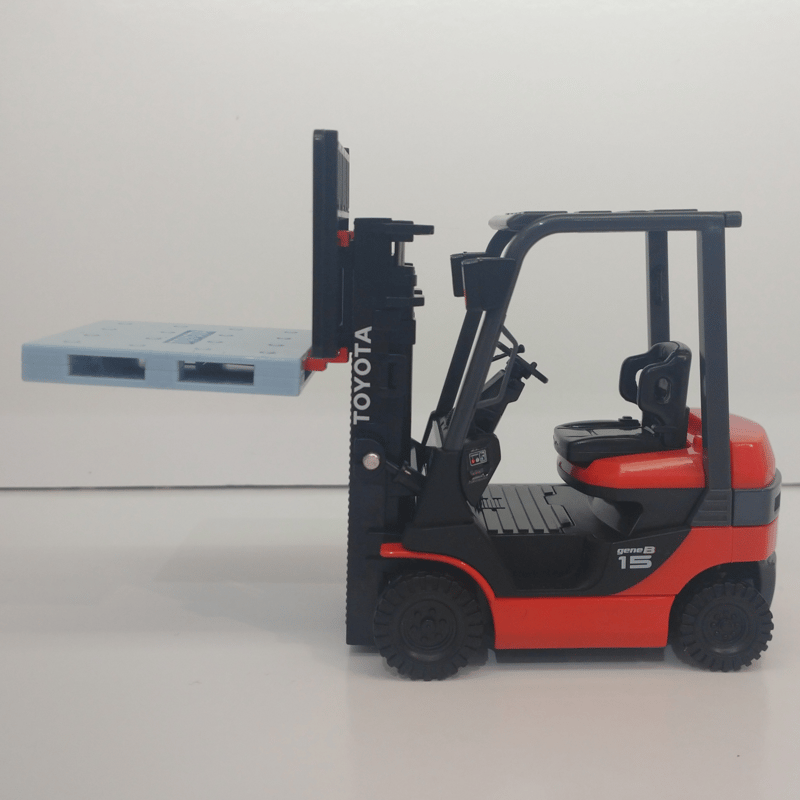 トヨタ フォークリフト ミニカー Ｌ＆Ｆ GENEO 1/23 非売品 ①トヨタL&F GENEO 1/23ミニカー ②ディーラー特注 京商