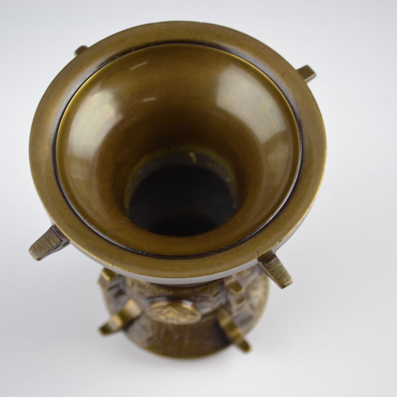 宣徳色 三具足 3.5寸 1組限り | 仏壇の陽明堂