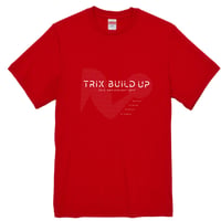2024 TRIX「BUILD UP」綿Tシャツ  カラー：レッド