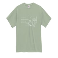 MOE-T 🐱「また会える日まで」（スモーキーグリーン×白）