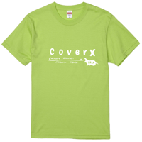 2022 TRIX「CoverX」ツアーTシャツ （Hidehisa Sasaki カラー：ライムグリーン）