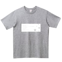 2026 TRIX「CHANCE」綿Tシャツ  カラー：杢グレー