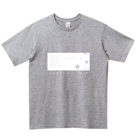 2026 TRIX「CHANCE」綿Tシャツ  カラー：杢グレー