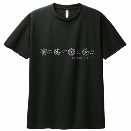2022 TRIX「MIRACLE」ドライTシャツ （カラー：ブラック）