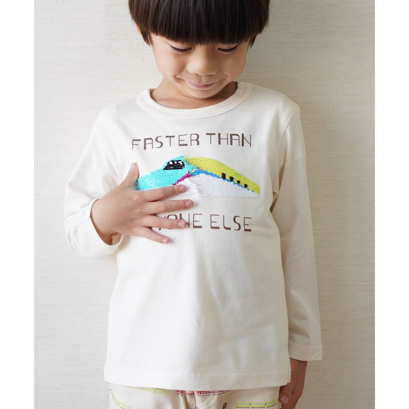 teddy スパンコール　ロンtee ﾎﾞｰｲｽﾞｽﾊﾟﾝｺｰﾙﾛﾝT | Si・Shu・Non