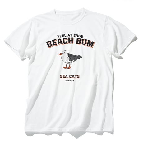 BeachBum Tシャツ "Seacats" ホワイト