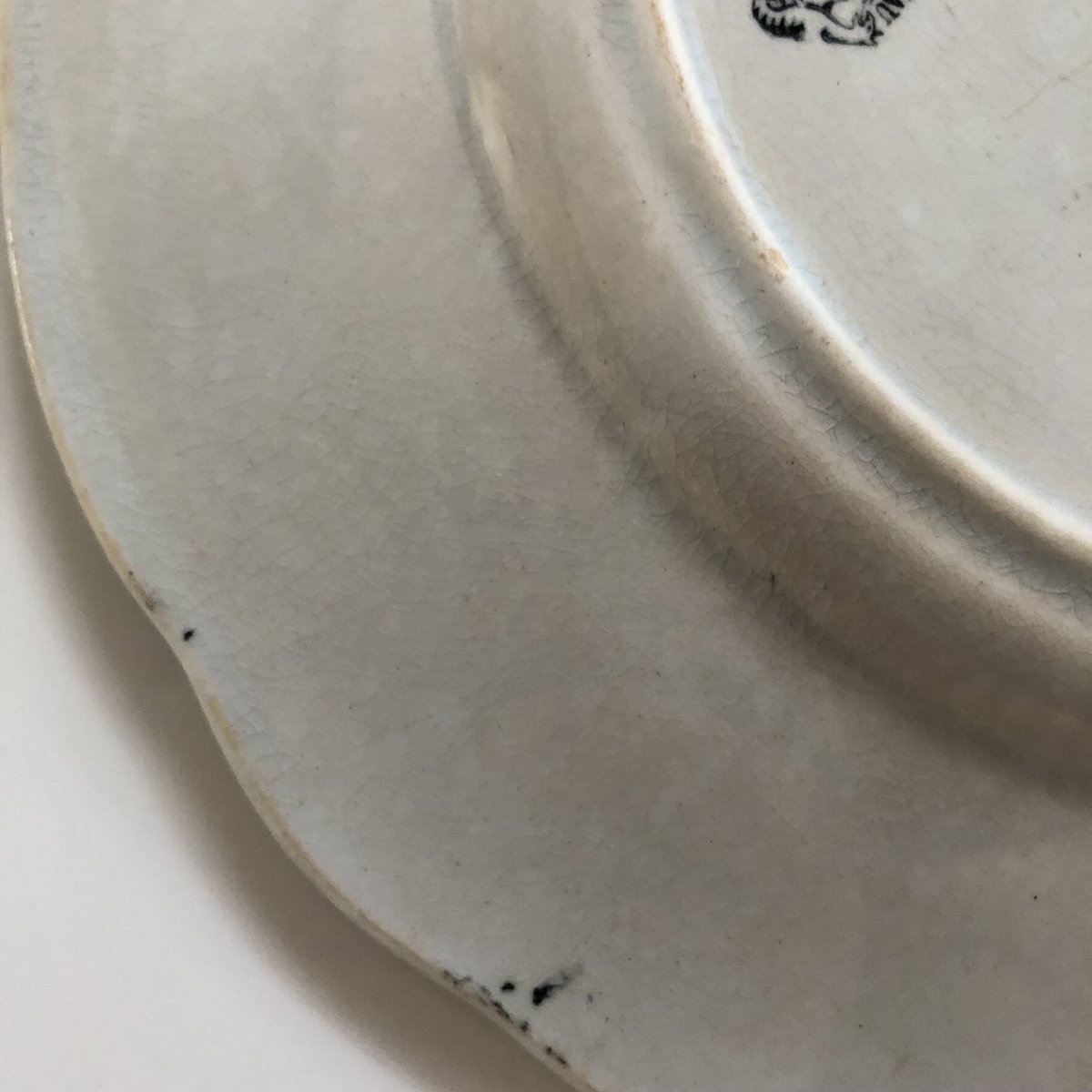 Creil et Montereau グリザイユプレートNo.2 | Brocante Ail