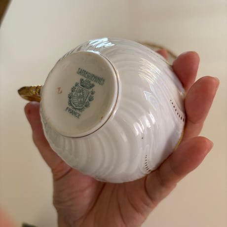 Sarreguemines Louis XV ティーカップ＆ソーサーB