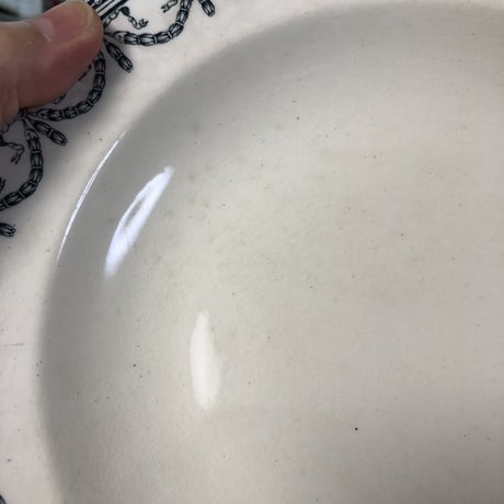 R&A Salins Terre de fer スーププレート