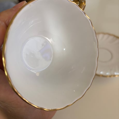 Sarreguemines Louis XV ティーカップ＆ソーサーB