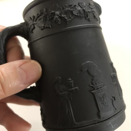 Antique Wedgewood Black Basalt Jug