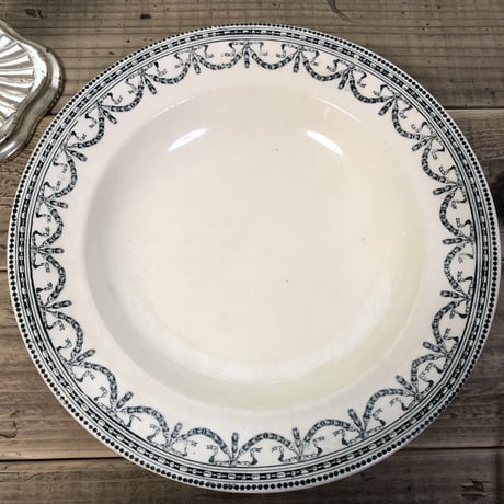 R&A Salins Terre de fer スーププレート