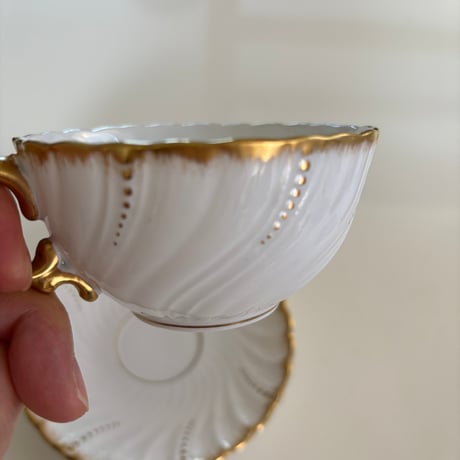 Sarreguemines Louis XV ティーカップ＆ソーサーB