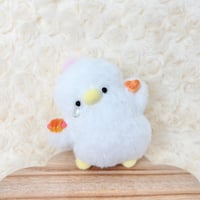 フレフレチアちゃん 白い小鳥