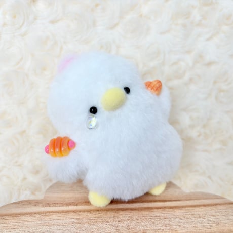 フレフレチアちゃん 白い小鳥