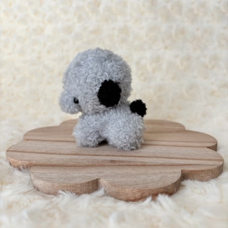 ぽむまるちゃん わんこ グレー
