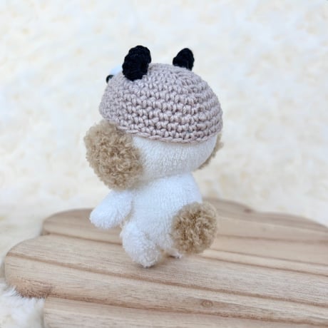 みにまむちゃん わんこ くま帽子