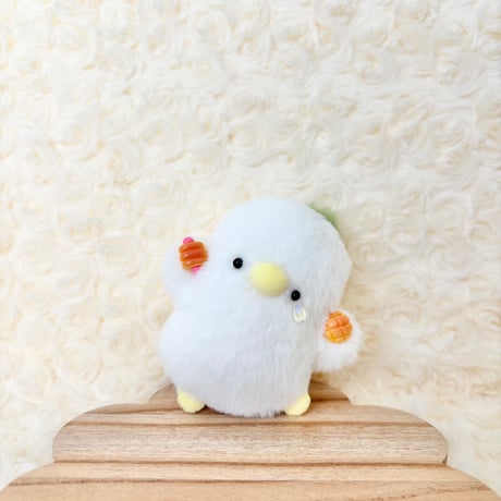 フレフレチアちゃん 白い小鳥