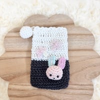 うさぎちゃんとお花のお守り袋