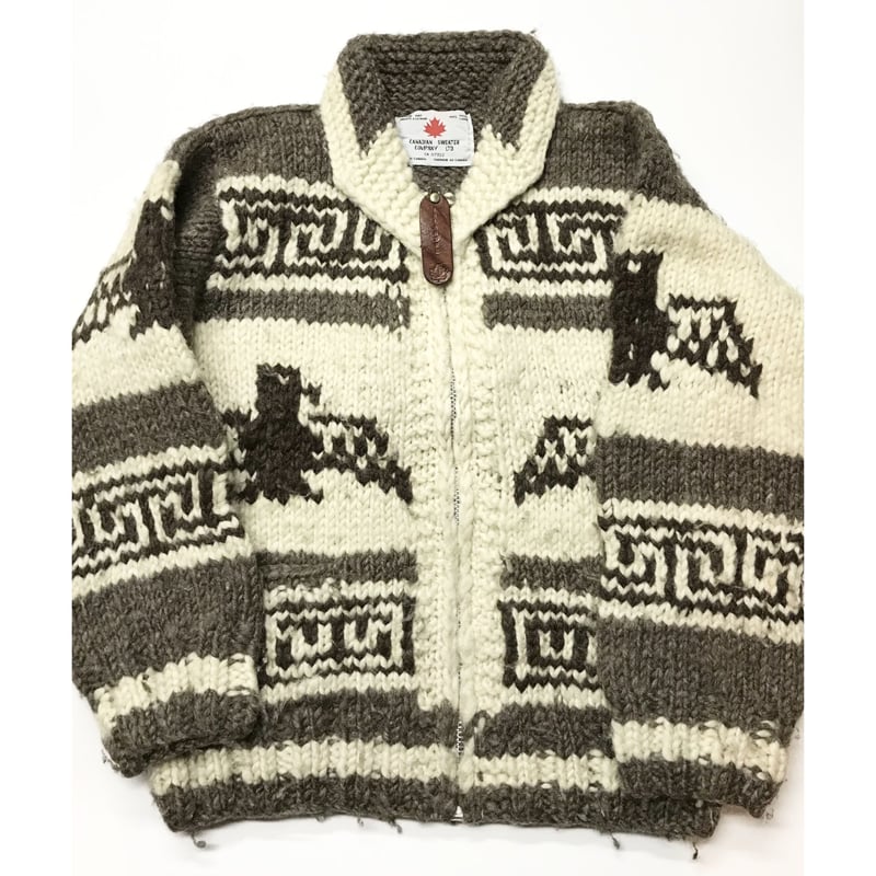 Canadian Sweater Jacquard ニットガウン canadian Sweater jacquard ニットガウン Canadian sweater company - Gem