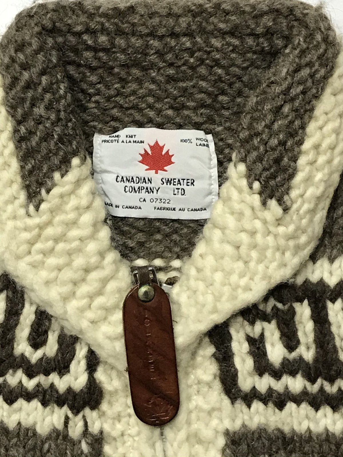 CANADIAN SWEATER COMPANY Ltd. カウチン M-L程度 CANADIAN SWEATER COMPANY LTD KNIT | rooms.tokyo