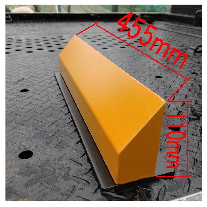 積載車車輪止めローダウン＆標準型兼用タイプ/2個1セット/爪幅300mm