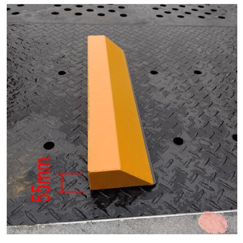 積載車車輪止めローダウン＆標準型兼用タイプ/2個1セット/爪幅300mm