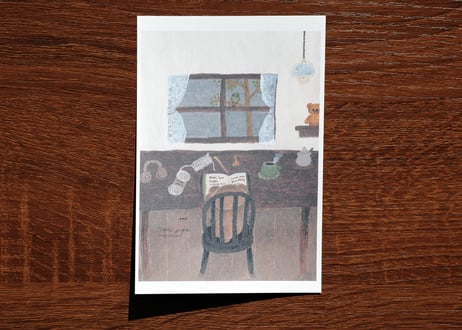 post card set " kicthen & room"
