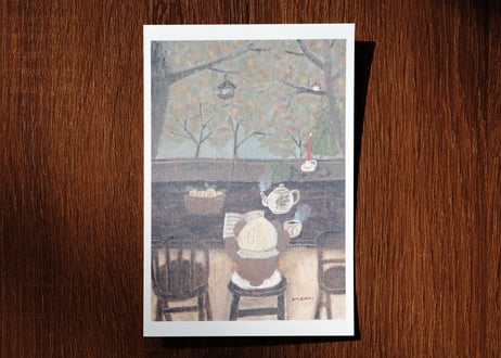 post card set " quiet moment "