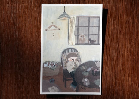 post card set " quiet moment "