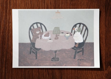 post card set " かげがえのない時間 "