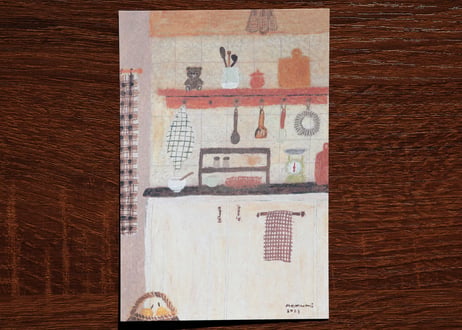post card set " kicthen & room"