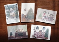 Christmas postcard set🎄