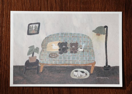 post card set " かげがえのない時間 "