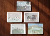 post card set " ぼくのいばしょ "