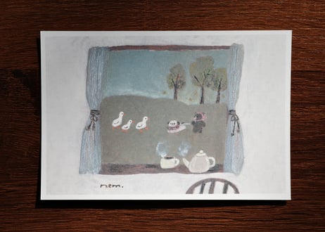 post card set " little autumn "