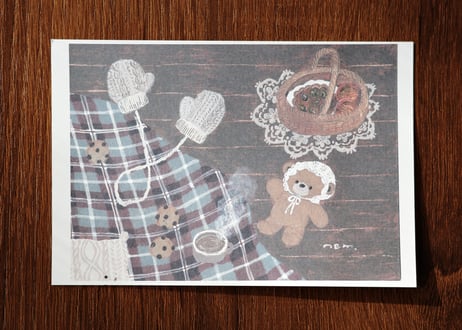 post card set " かげがえのない時間 "